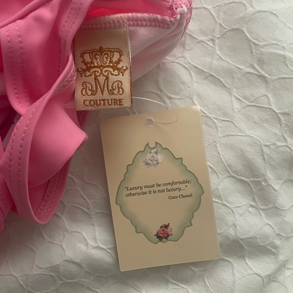 NWT toddler size 3T sweet pink designer bathing suit - Picture 6 of 6